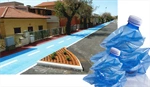 Follonica: pista ciclopedonale realizzata con 60mila bottiglie di plastica